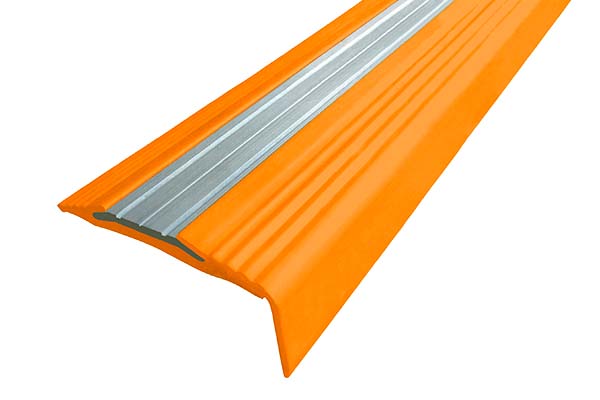Резиновый угол против скольжения с алюминиевой вставкой No Slipper оранжевый